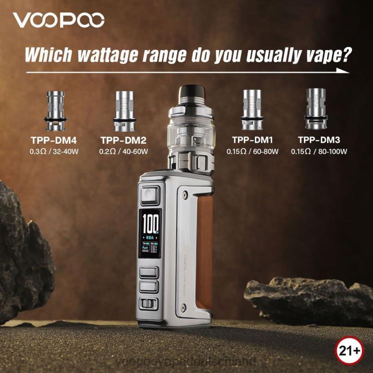 VOOPOO ARGUS GT II Tank-Kit Graphit 2NNNZ1 | VOOPOO Vape Deutschland