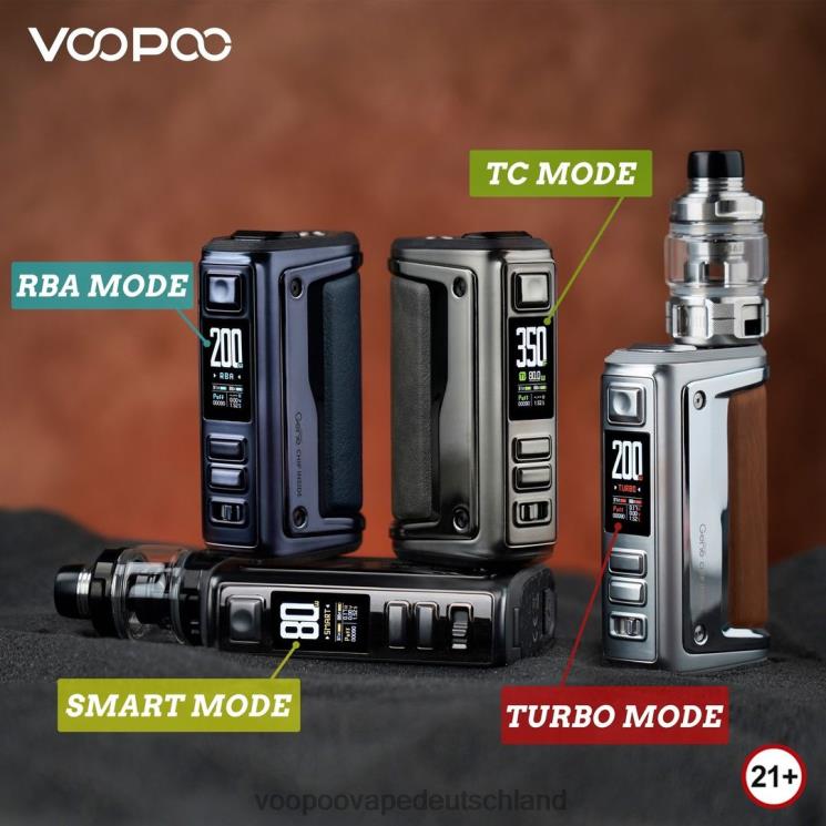 VOOPOO ARGUS GT II Tank-Kit Graphit 2NNNZ1 | VOOPOO Vape Deutschland