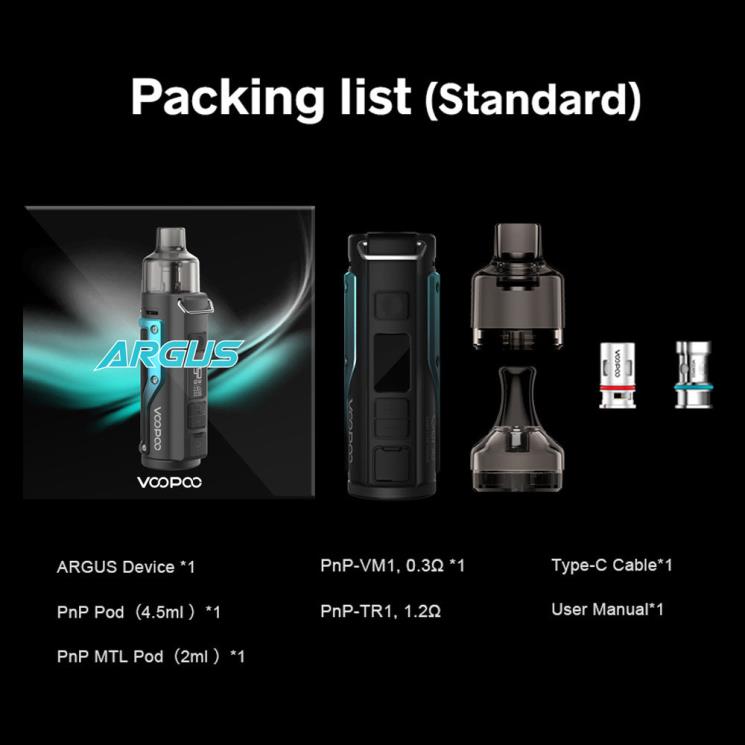 VOOPOO ARGUS Pod-Mod-Kit Petrolgrün-Silber 2NNNZ77 | VOOPOO Vape Amazon