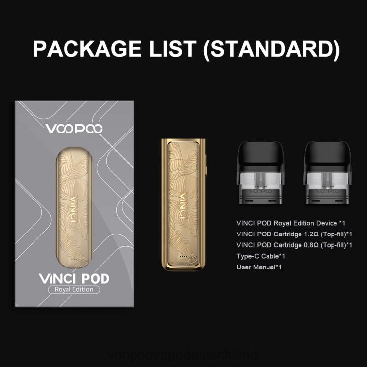 VOOPOO VINCI POD königliche Ausgabe Gold Blatt 2NNNZ343 | VOOPOO Deutschland